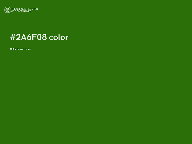 #2A6F08 color image