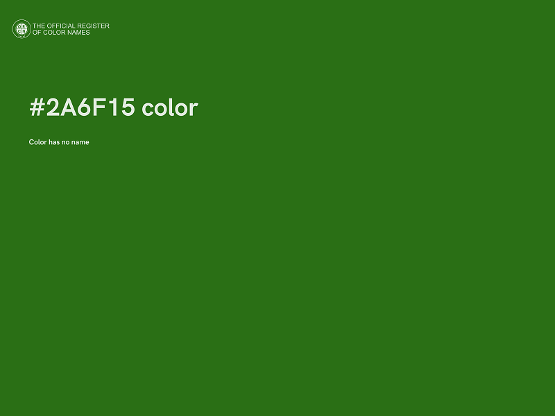 #2A6F15 color image