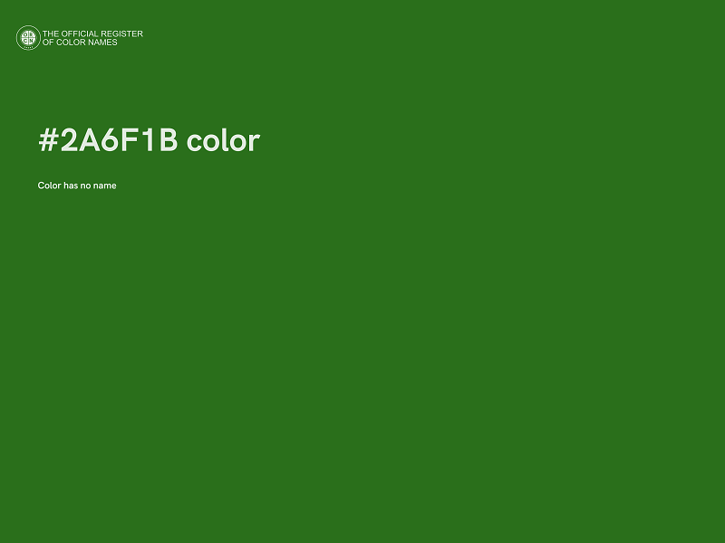 #2A6F1B color image