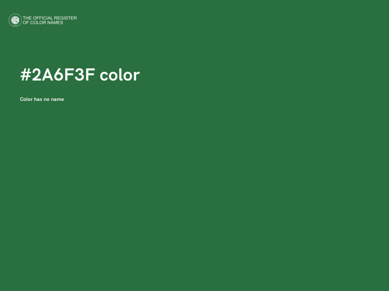 #2A6F3F color image