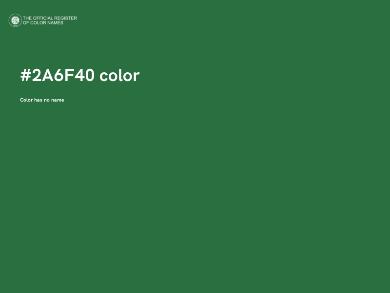 #2A6F40 color image