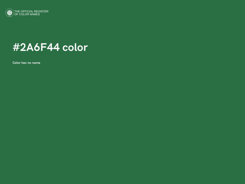 #2A6F44 color image