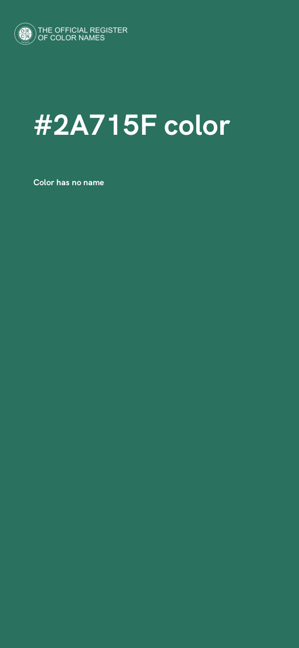 #2A715F color image