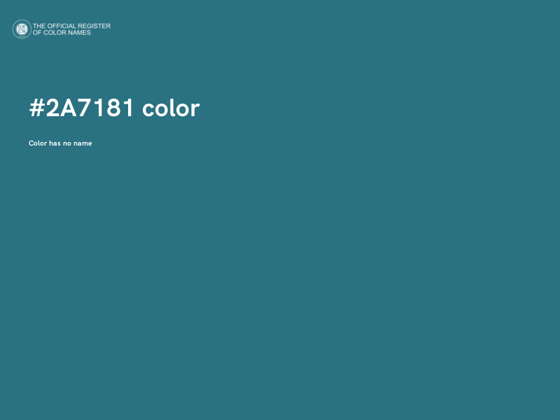 #2A7181 color image