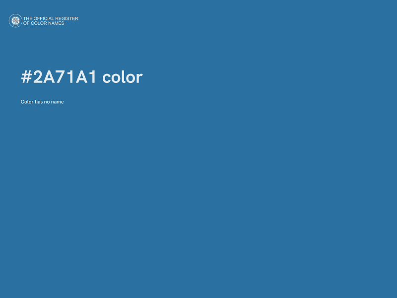 #2A71A1 color image