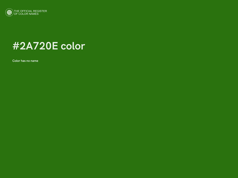 #2A720E color image