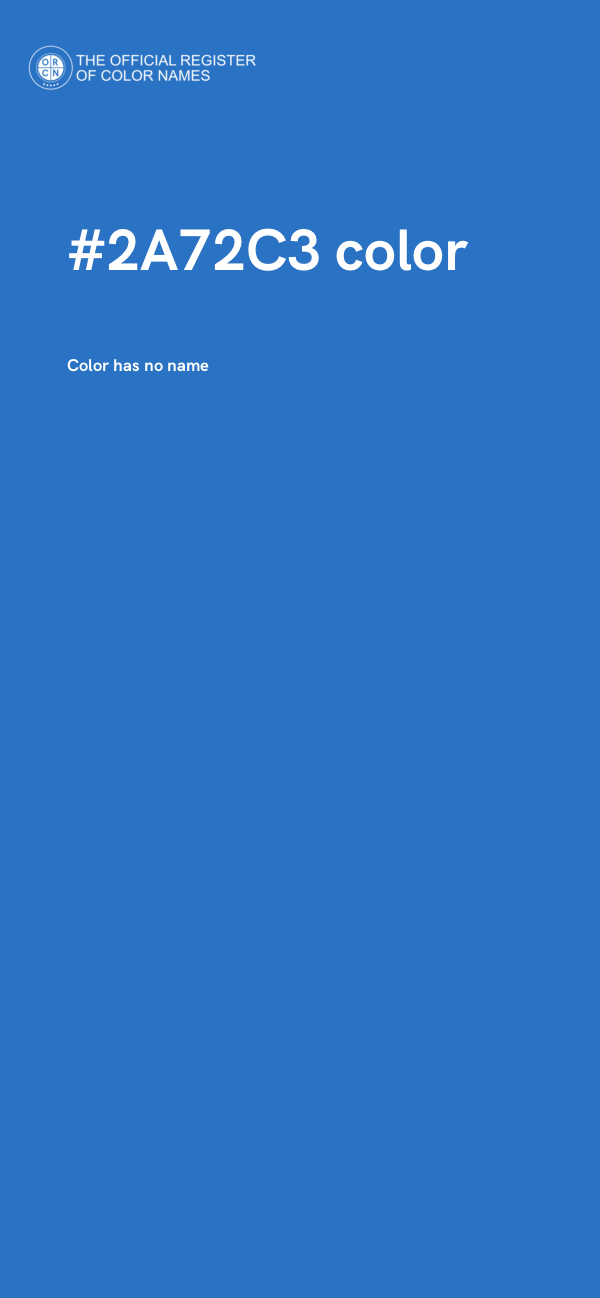#2A72C3 color image