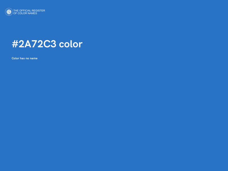 #2A72C3 color image