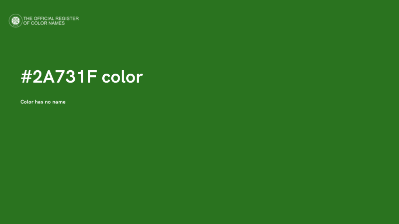 #2A731F color image