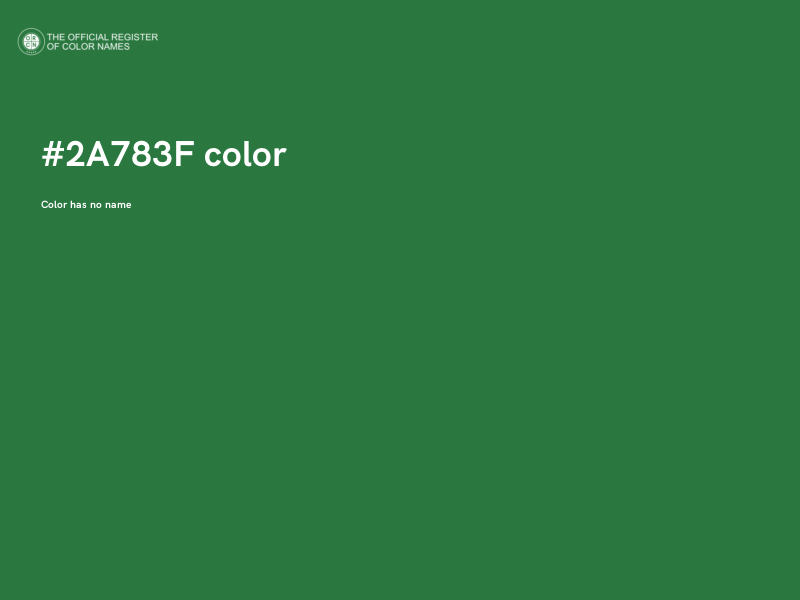 #2A783F color image