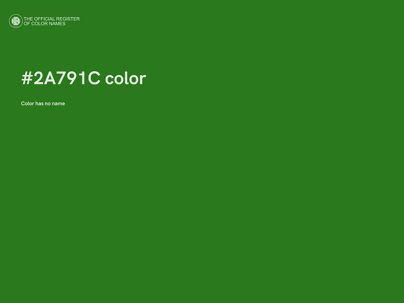 #2A791C color image