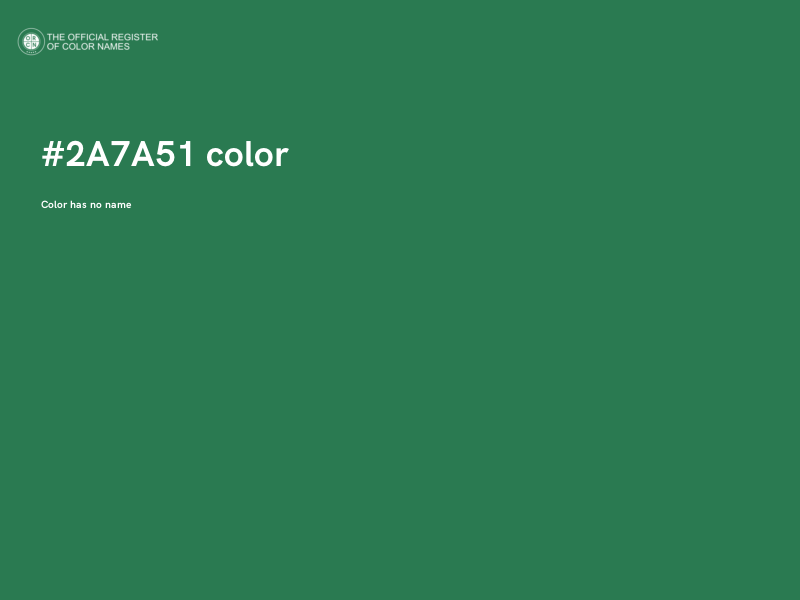 #2A7A51 color image