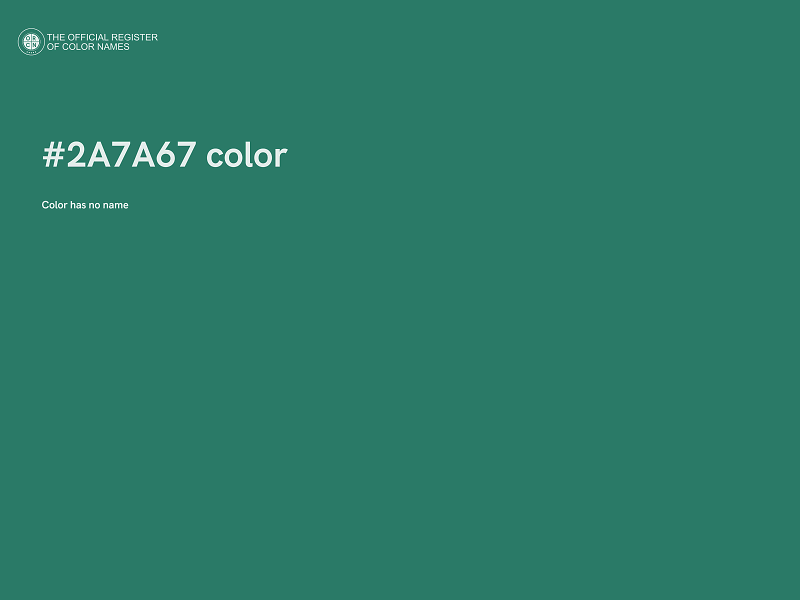 #2A7A67 color image
