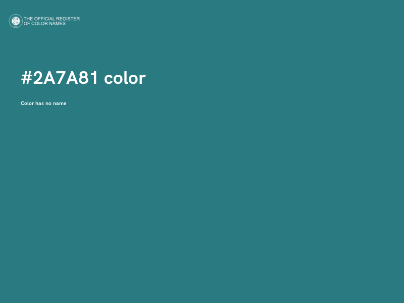 #2A7A81 color image