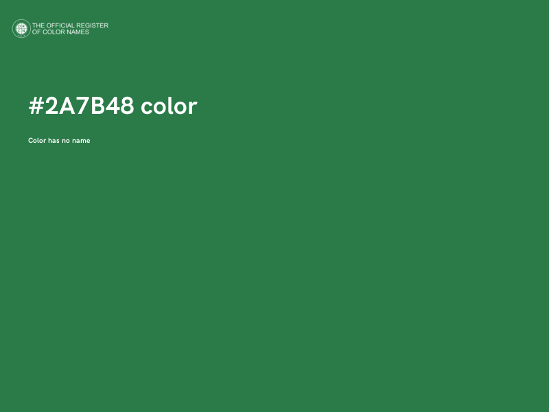 #2A7B48 color image