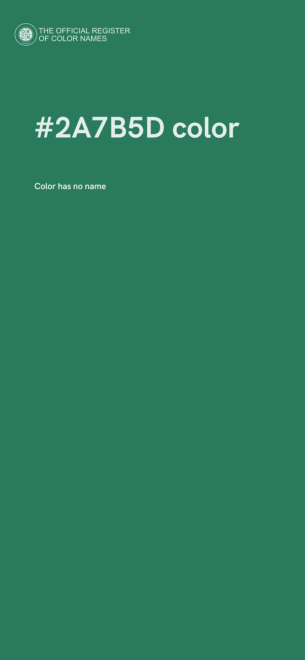 #2A7B5D color image