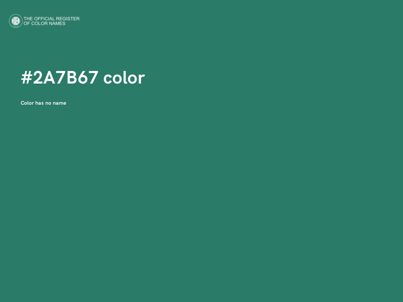#2A7B67 color image