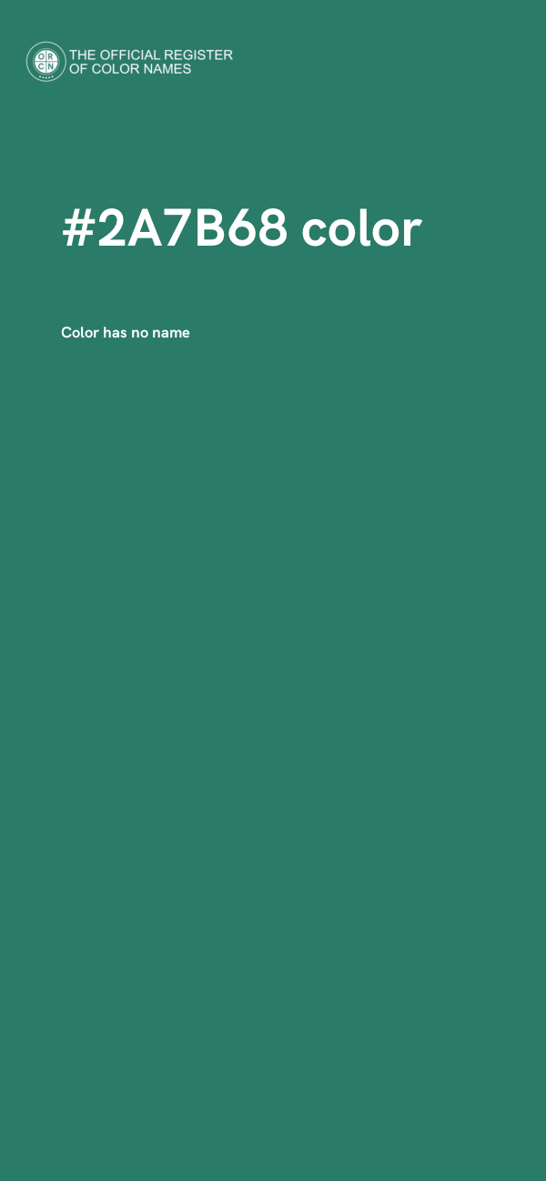 #2A7B68 color image