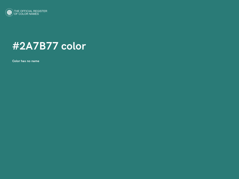 #2A7B77 color image