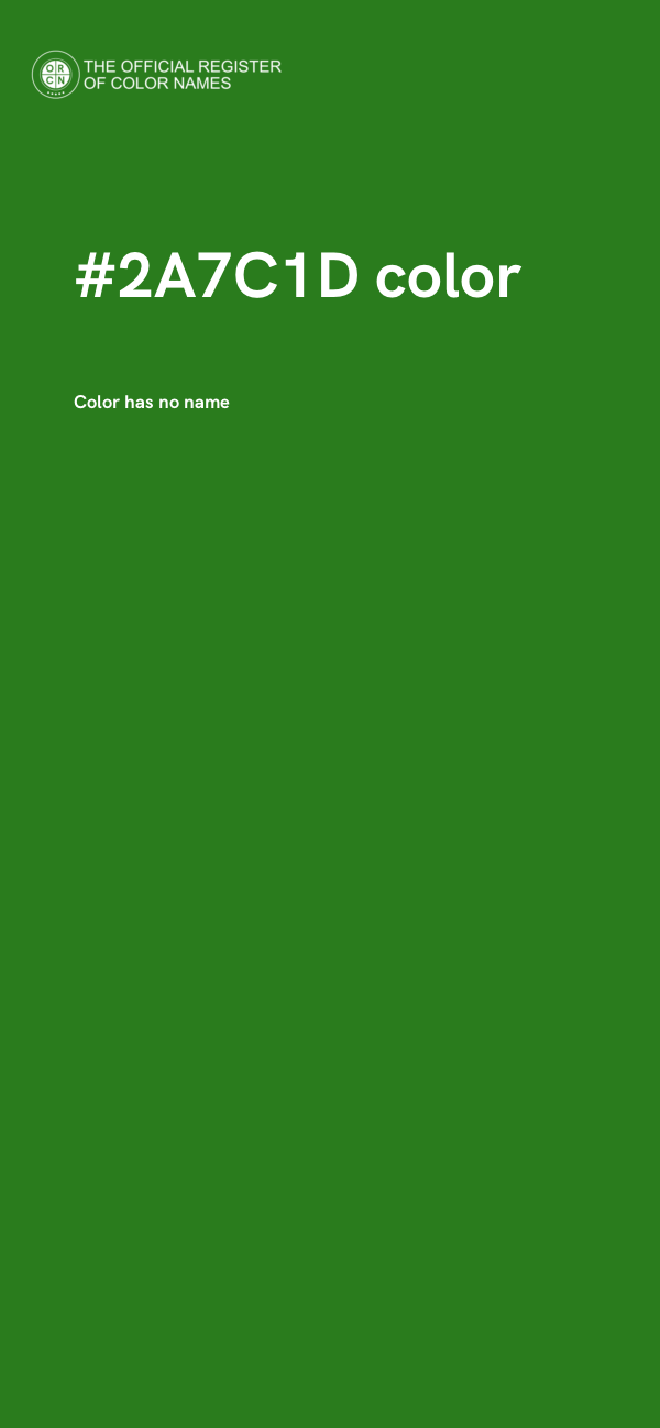 #2A7C1D color image