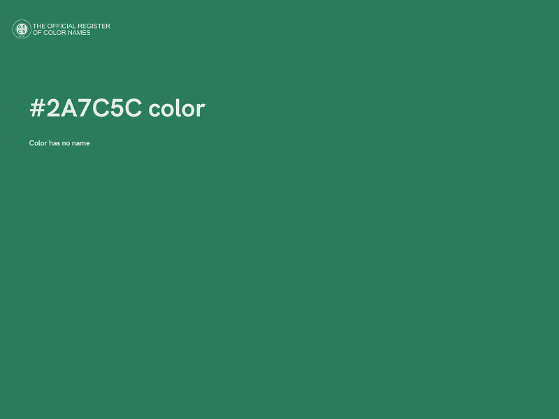 #2A7C5C color image