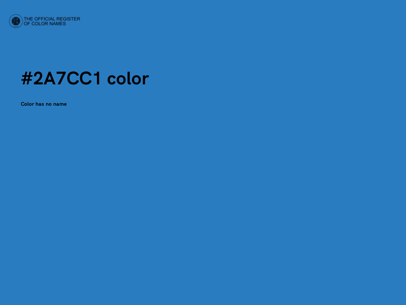 #2A7CC1 color image