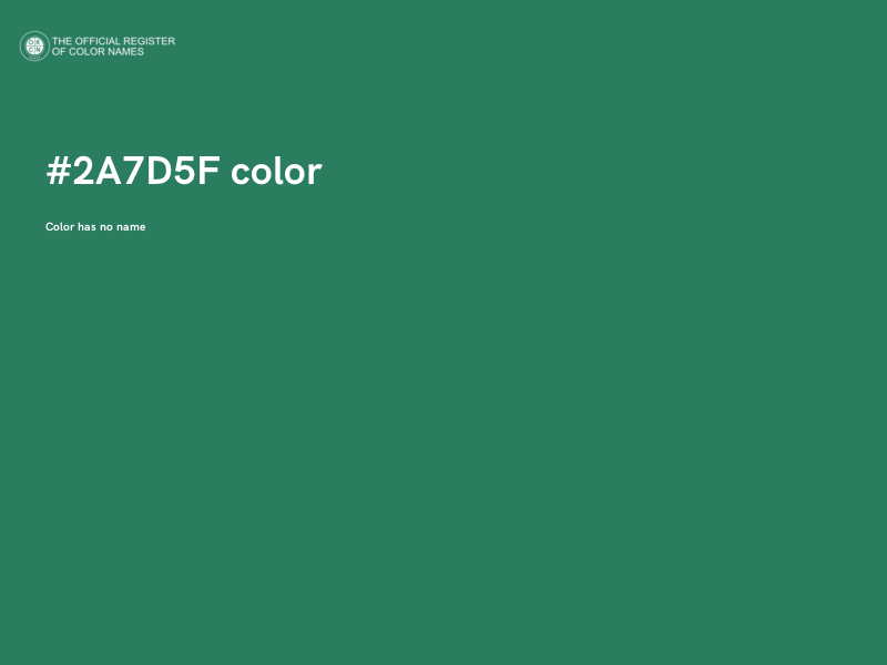 #2A7D5F color image