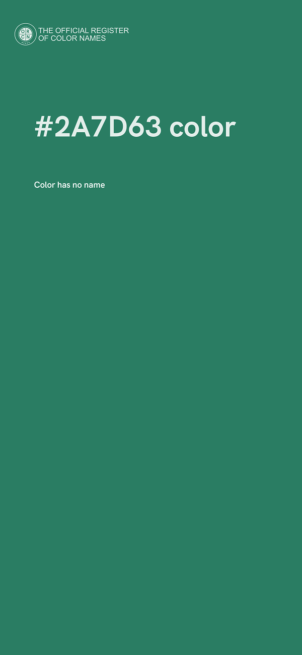 #2A7D63 color image
