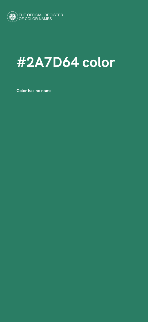 #2A7D64 color image