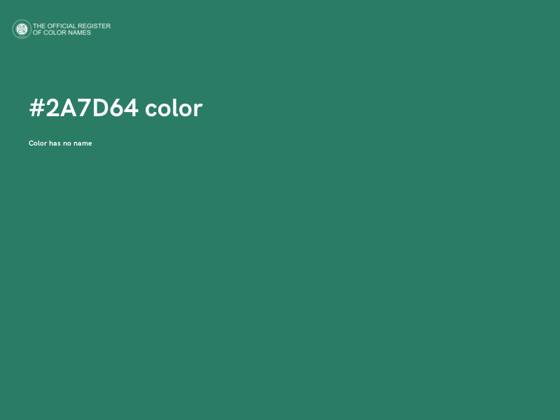 #2A7D64 color image