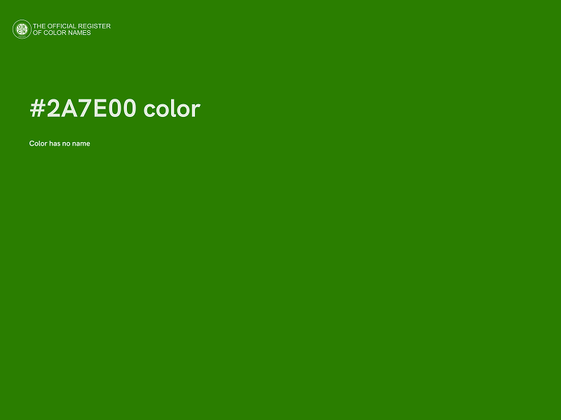 #2A7E00 color image