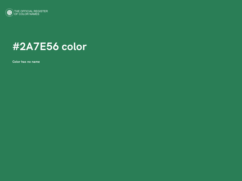 #2A7E56 color image