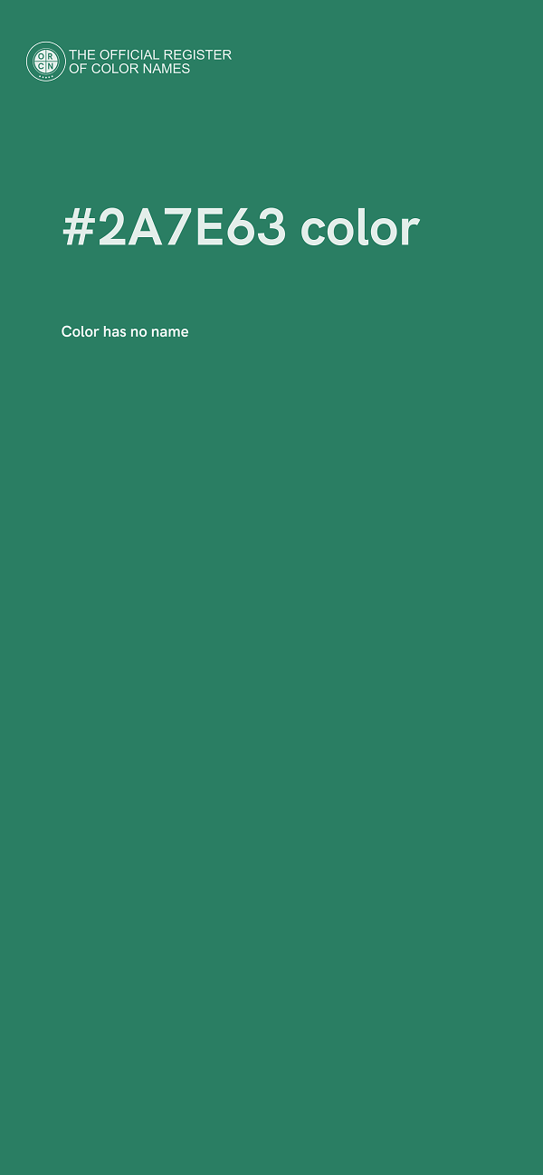 #2A7E63 color image