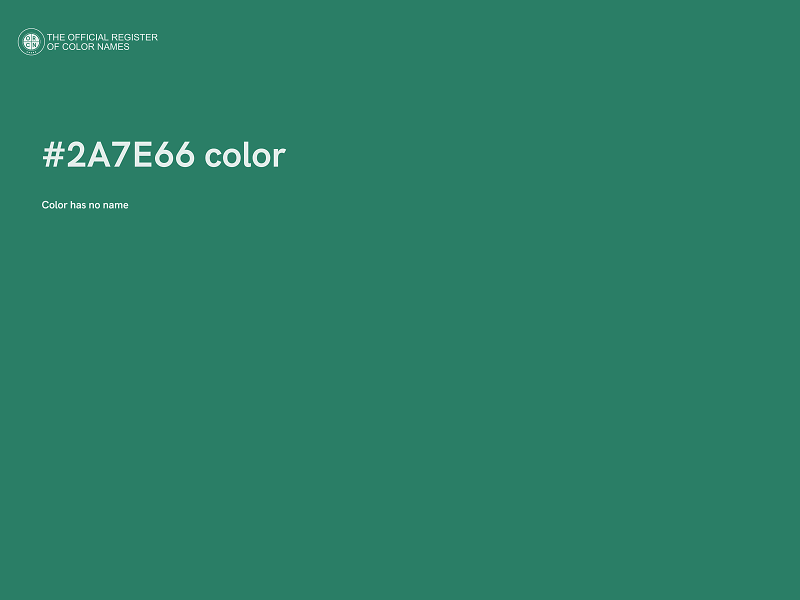 #2A7E66 color image