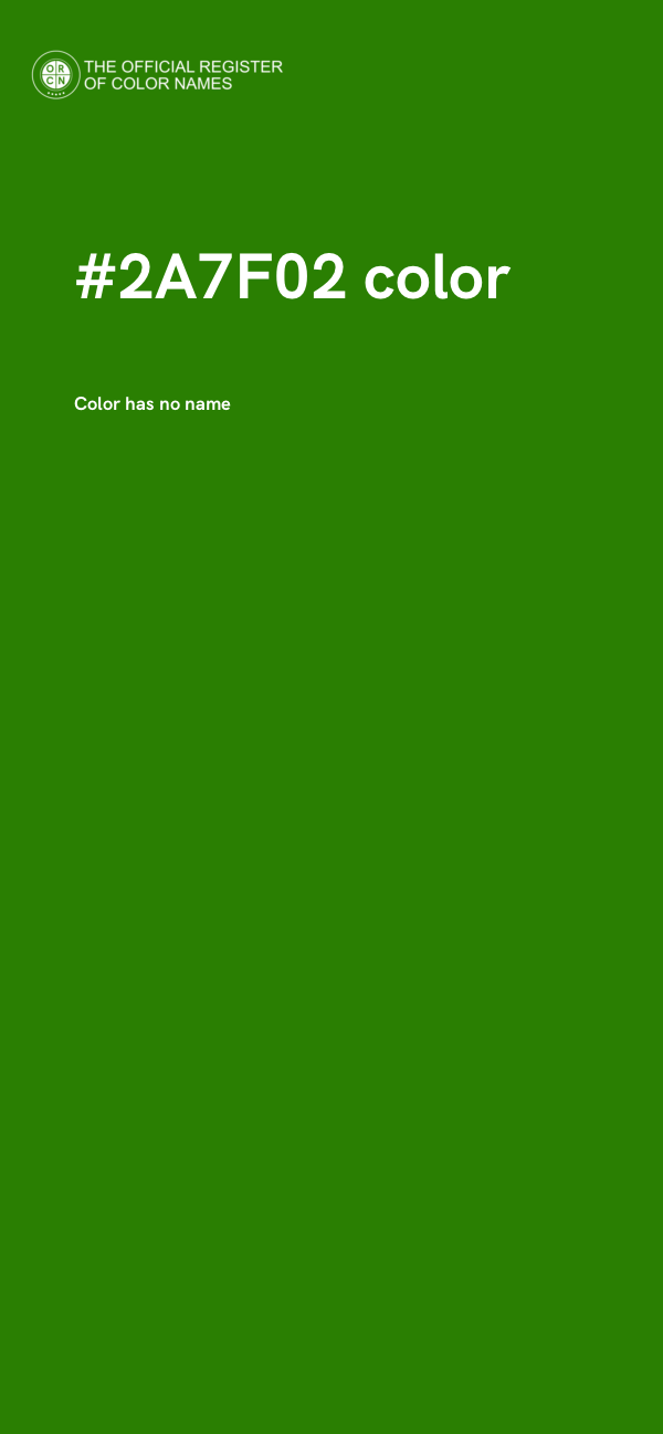 #2A7F02 color image