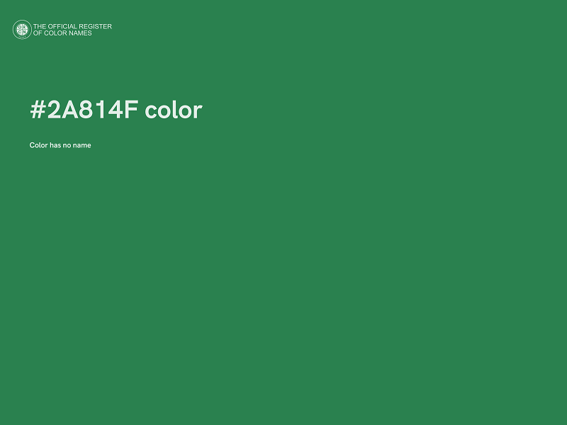 #2A814F color image