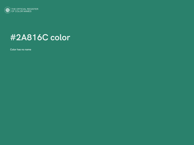 #2A816C color image