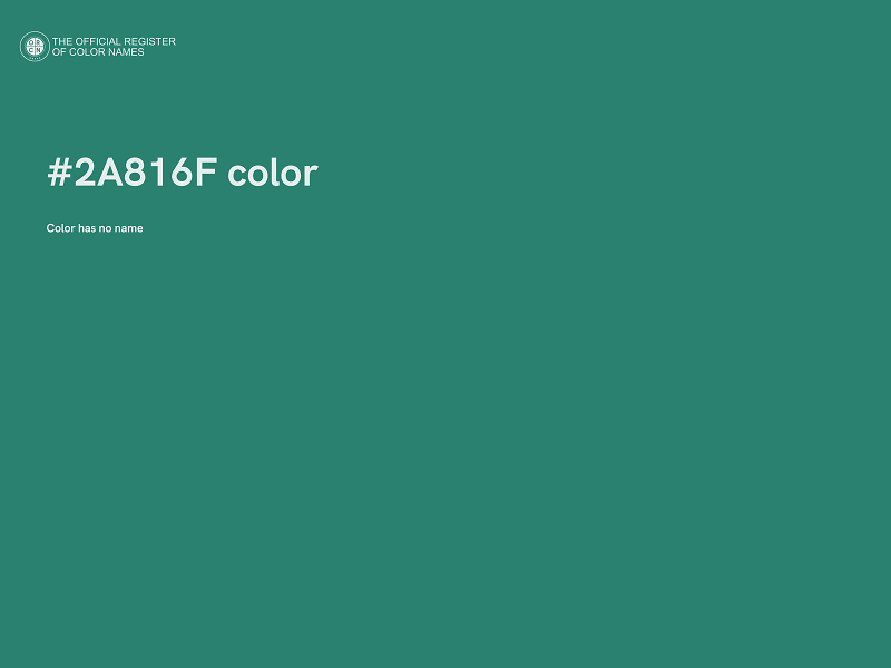 #2A816F color image