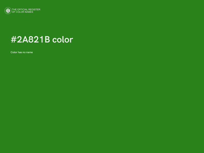 #2A821B color image