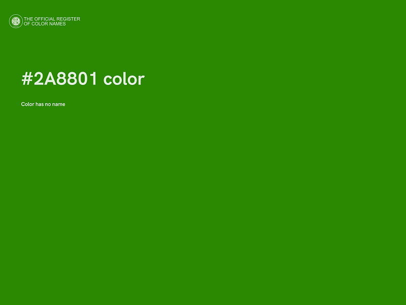 #2A8801 color image