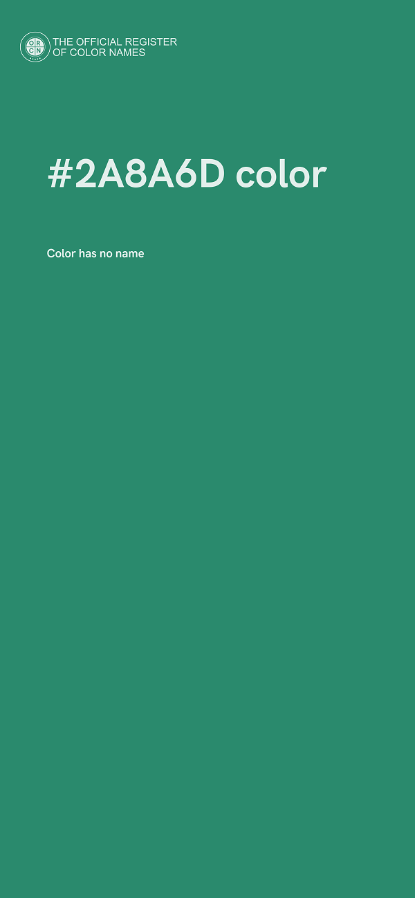 #2A8A6D color image