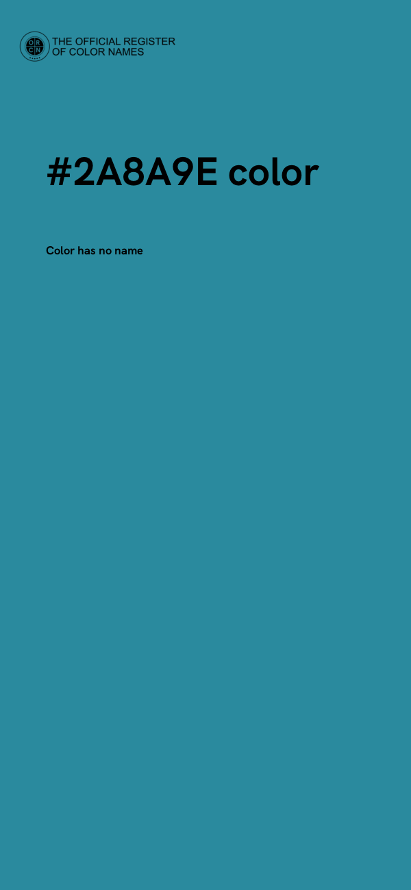 #2A8A9E color image