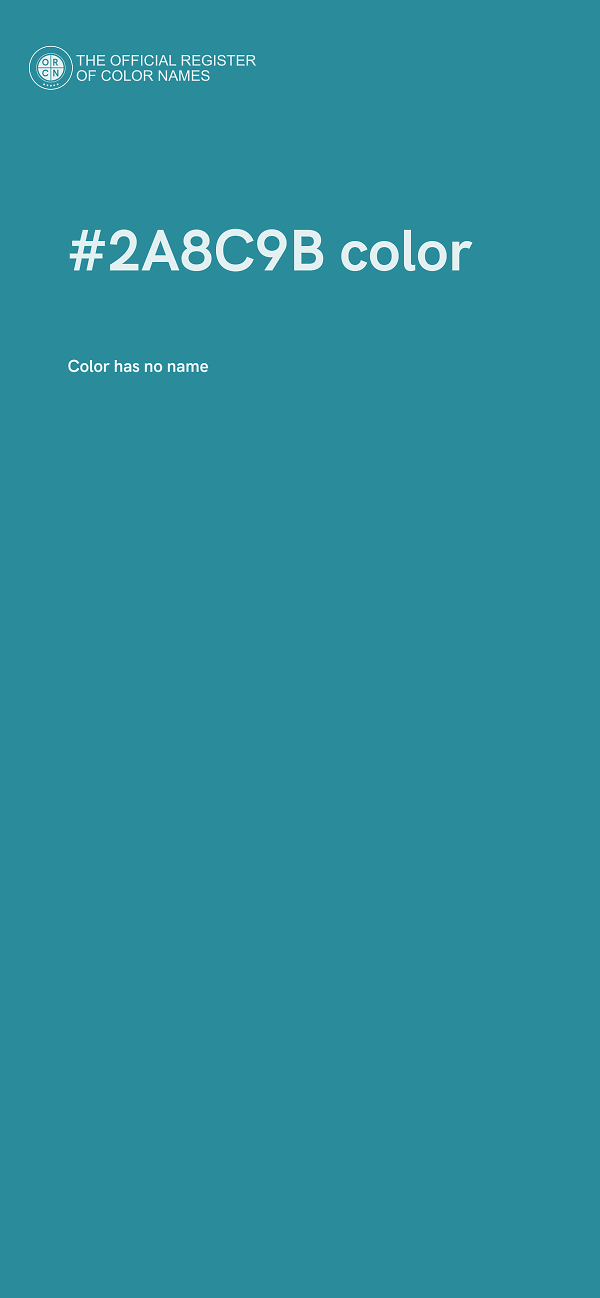 #2A8C9B color image