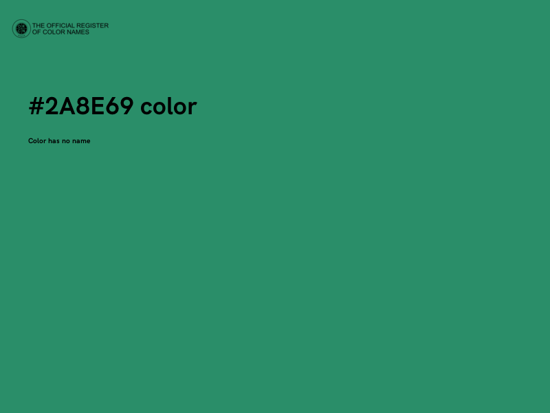#2A8E69 color image