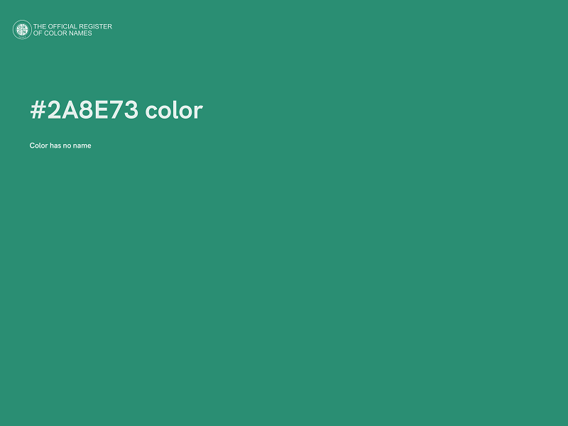 #2A8E73 color image