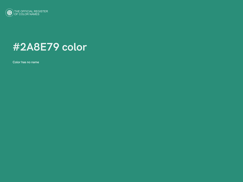 #2A8E79 color image