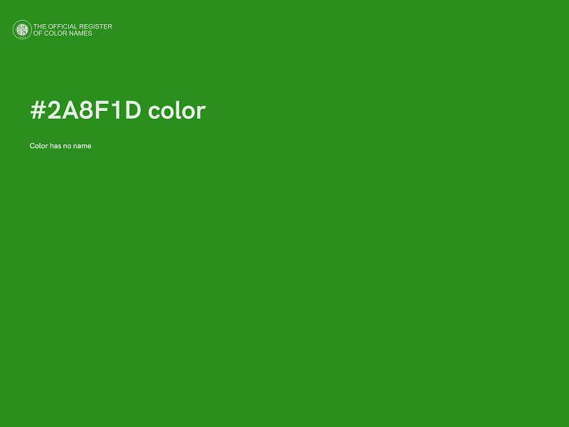 #2A8F1D color image