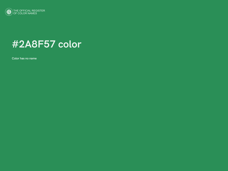 #2A8F57 color image