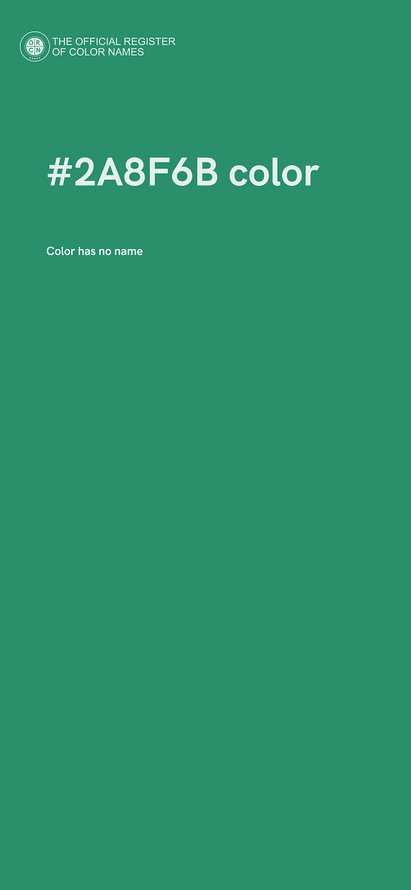 #2A8F6B color image