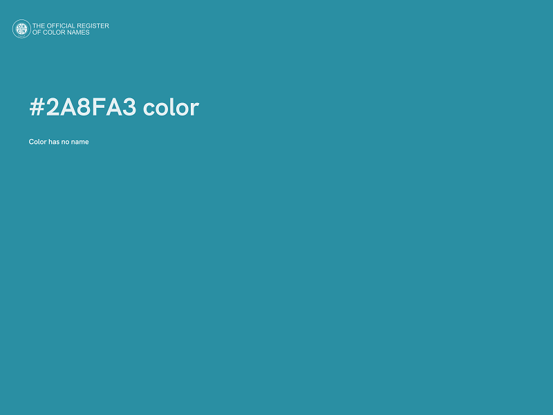 #2A8FA3 color image